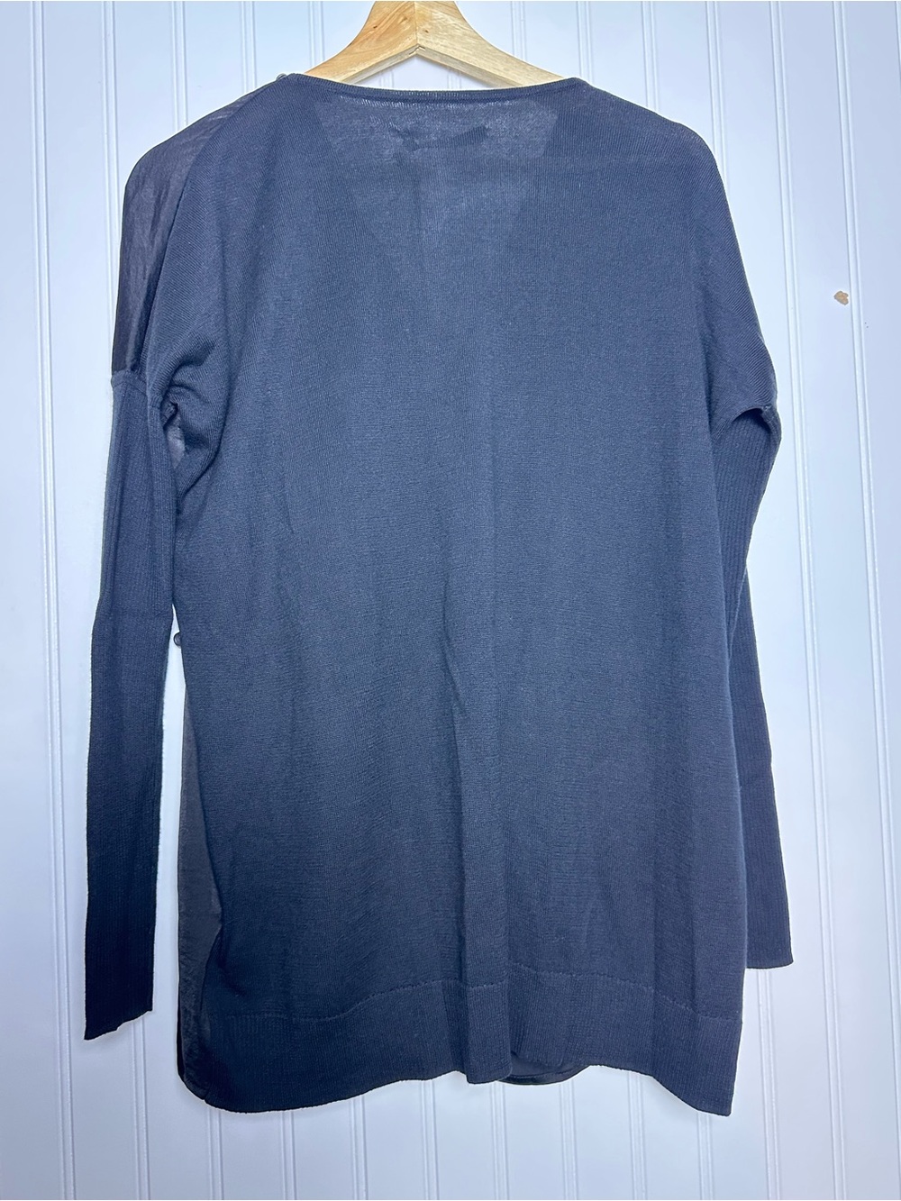 Allsaints - Erma Cowl Neck Top Long Sleeves Small NWT Minimalist - Picture 10 of 13